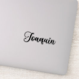Adesivo Nome Joaquin - Caligrafia manuscrita