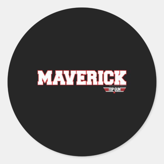Adesivo Nome Maverick da Arma Superior (Frente)