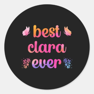 Adesivo Nome Melhor Clara Nunca Clara