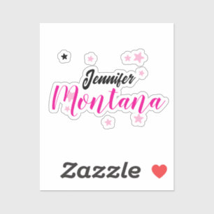 Adesivo Nome minimalista moderno elegante profissional