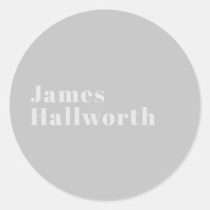 Adesivo Nome Mínimo Retroativo (ou outro texto)