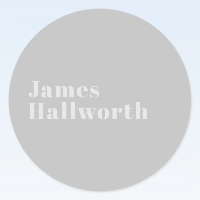 Adesivo Nome Mínimo Retroativo (ou outro texto) (Criador carregado)