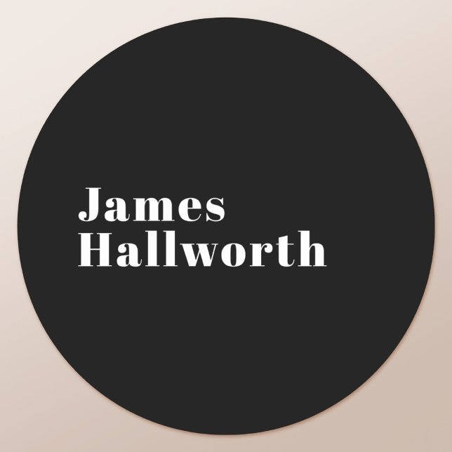 Adesivo Nome Moderno Retroativo Editável do na moda (ou ou (Criador carregado)