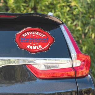 Adesivo Nome nacional Seu carro costume corta decal de Vin