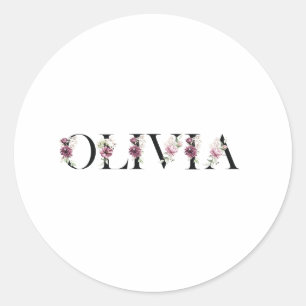 Adesivo Nome Olivia