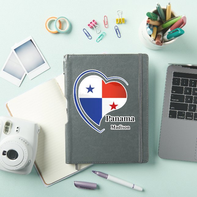 Adesivo Nome Personalizado Amor Panamá (Capa para iPad)