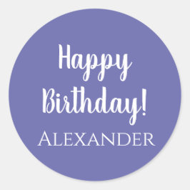 Adesivo Nome Personalizado Aniversário Feliz Aniversário d