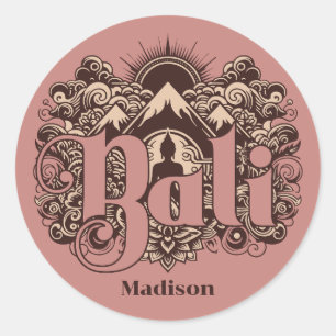 Adesivo Nome Personalizado Bali