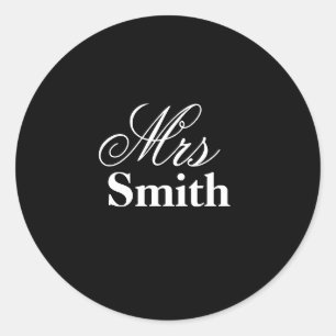 Adesivo Nome personalizado Black White