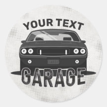 Nome Personalizado Clássico Musculatura Garage Ret