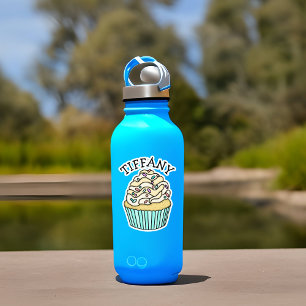 Adesivo Nome Personalizado Cupcake Vanilla com borrifadore