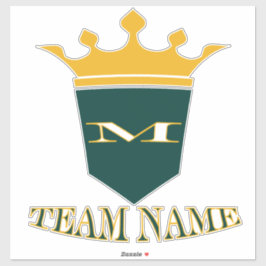 Adesivo Nome Personalizado da Equipe do Na moda Personaliz