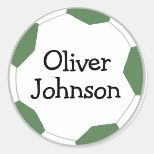 Adesivo Nome Personalizado da Escola de Futebol de Futebol