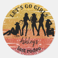 Nome personalizado da festa de solteira da Cowgirl