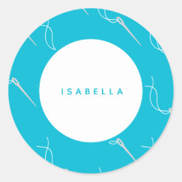 Adesivo Nome Personalizado de Costura e Arranque