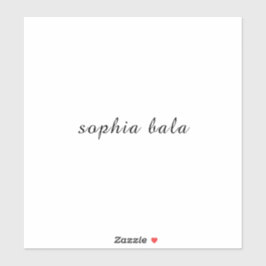 Adesivo Nome Personalizado Design Moderno de Skate