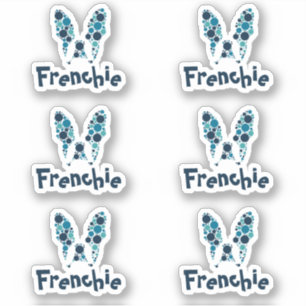 Adesivo Nome Personalizado do Bulldog Francês