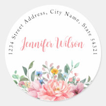 Nome Personalizado do Buquê Floral Rosa primavera 