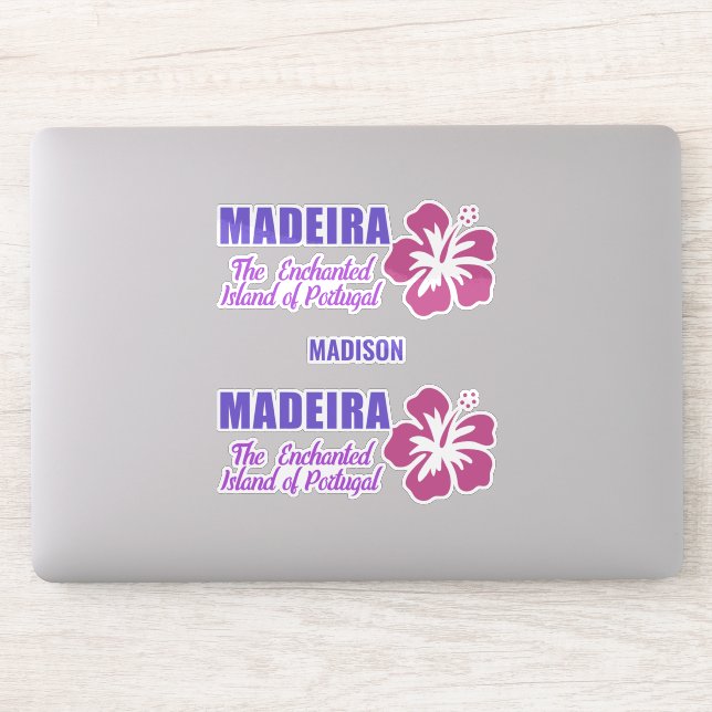 Adesivo Nome Personalizado Madeira (Computador)