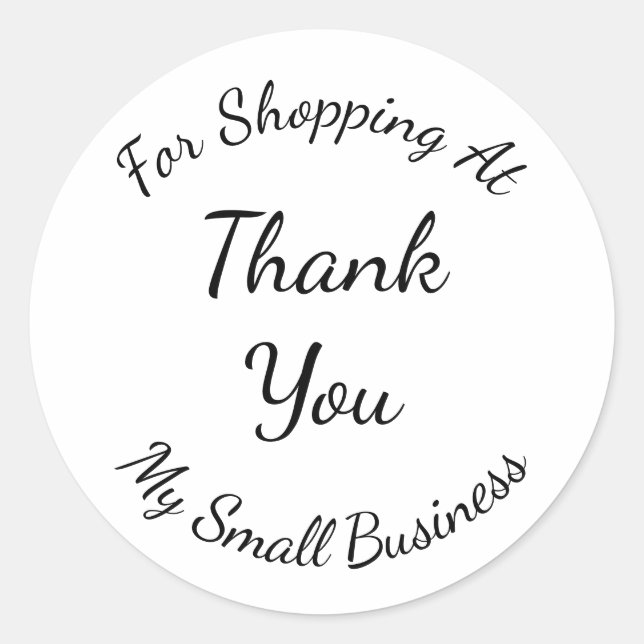 Adesivo Nome Personalizado Obrigado Pelo Suporte (Frente)