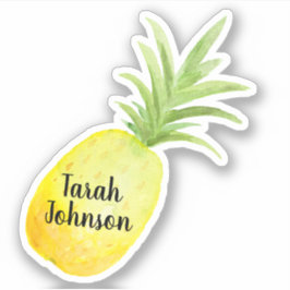 Adesivo Nome personalizado Pineapple Sticker