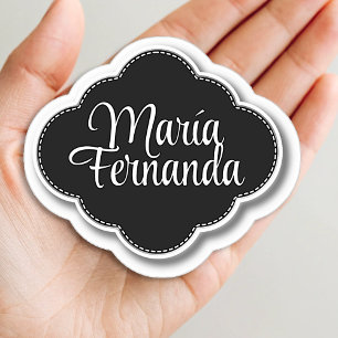 Adesivo Nome Personalizado Quadro de Emblema Resfriante Fo