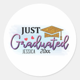 Adesivo Nome pessoal Acabou de se formar em 2023