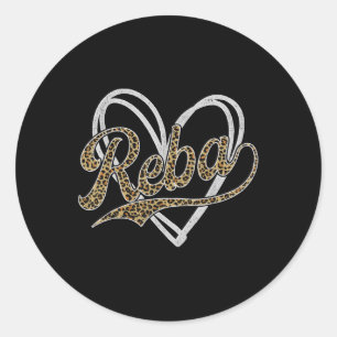 Adesivo Nome Reba Vintage Estilo Retro 70s 80s Primeiro Pa