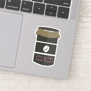 Adesivo Nome Roasted obscuridade do costume do copo dos