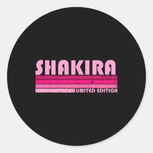 Adesivo Nome Shakira Personalizado Retro Vintage Anos 80 9