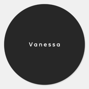 Adesivo Nome simples clássico profissional personalizado p