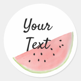 Adesivo Nome Watermelon Sticker for Party, Cards