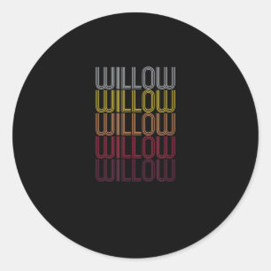 Adesivo Nome Willow Presente Personalizado Primeiro Nome