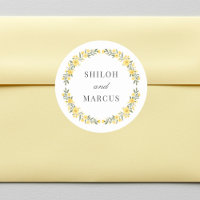 Nomes de Casamentos de Círculos de Flores Amarelas
