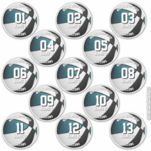 Adesivo nomes de jogadores de teal black basquetebol perso