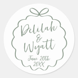 Adesivo Nomes Divertidos Envelope de Favoritos Data de Cas