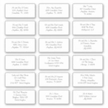 Nomes Individuais Informais Endereços de Entrega