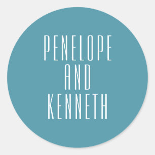 Adesivo Nomes Negros Tipografia Retroativa Casamento Color