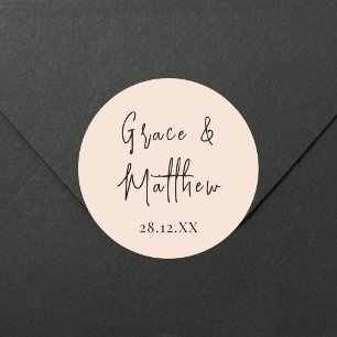 Adesivo Nomes Personalizados Cor-de-Rosa Esbranquiçada Fav