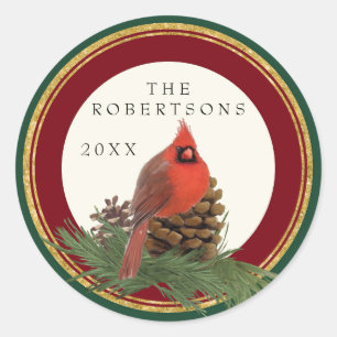 Adesivo Nomes personalizados de Pinho Cardeal Pintado à M