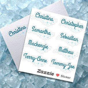 Adesivo Nomes Personalizados para Lista de Convidados Estr