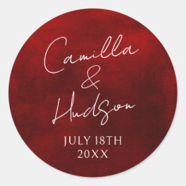 Adesivo Nomes Simples Envelope Favorito Data de Casamento