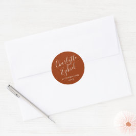 Adesivo Nomes Simples Envelope Favorito Data de Casamento