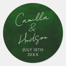 Adesivo Nomes Simples Envelope Favorito Data de Casamento