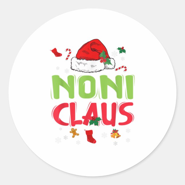 Adesivo Noni Claus Christmas Family Matching Pa (Frente)
