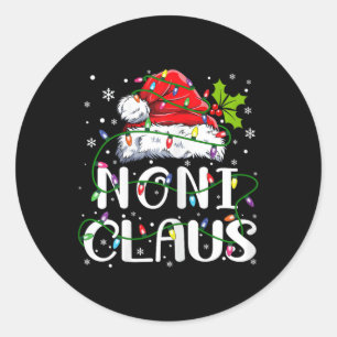 Adesivo Noni Claus Christmas Santa Hat Matching Family Xma
