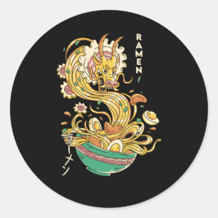 Adesivo Noodles Japoneses Ra Dragon Soup Otaku Foodie