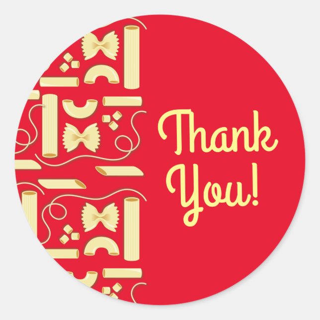 Adesivo Noodles Pasta Kid Party - primeiro aniversario Ita (Frente)