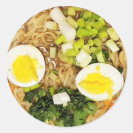 Adesivo Noodles, Ramen Engraçado Foto De Sopa