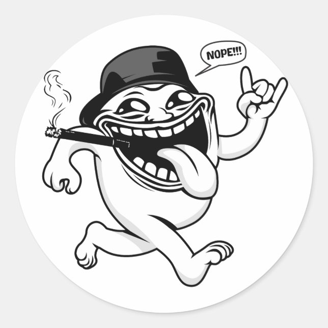 Adesivo Nope Meme (Frente)